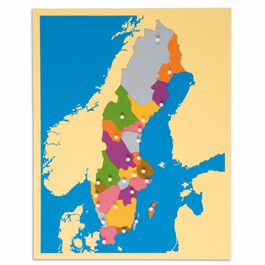 Carte-puzzle : Suède - Nienhuis AMI