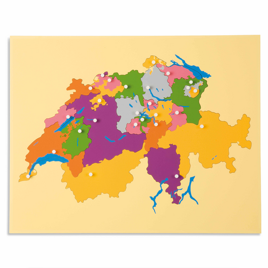 Carte-puzzle : Suisse - Nienhuis AMI