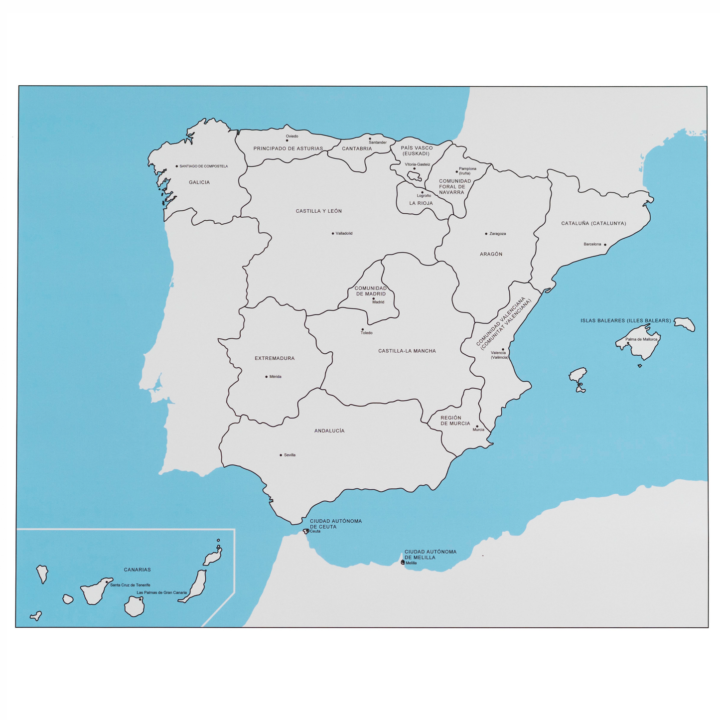 Control Map of Spain (Spanish) - Nienhuis AMI