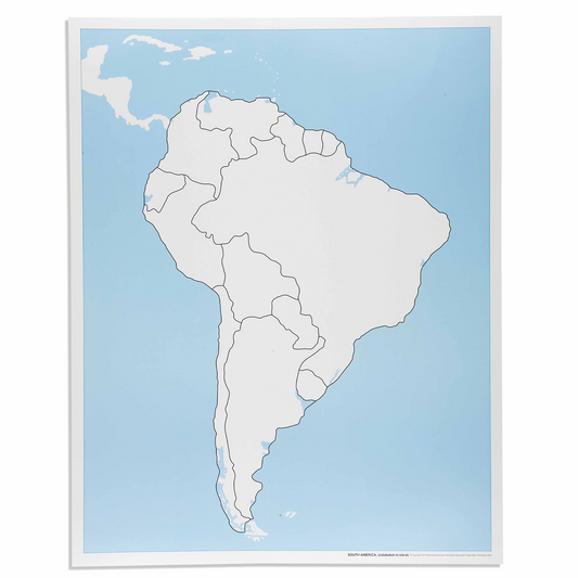 Carte de contrôle muette d'Amérique du Sud - Nienhuis AMI