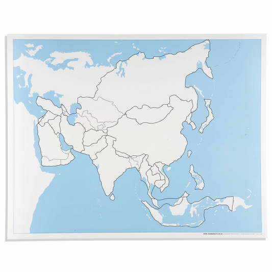 Blank control map of Asia - Nienhuis AMI
