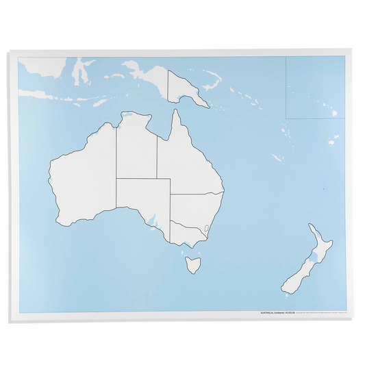 Outline control map of Australia - Oceania - Nienhuis AMI
