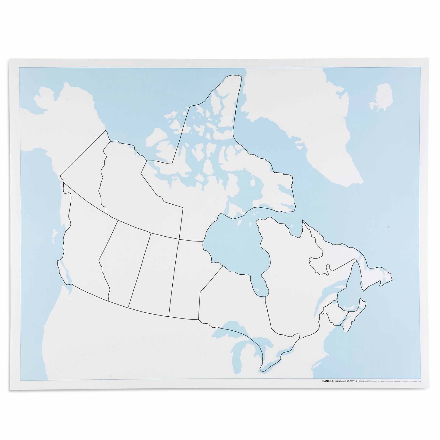 Blank control chart of Canada - Nienhuis AMI