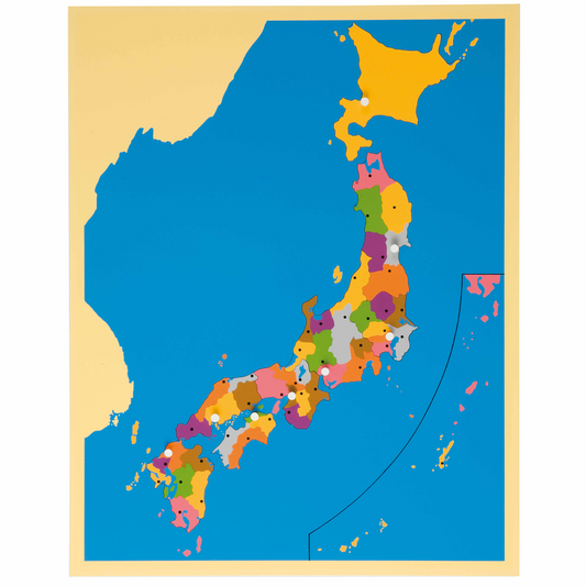 Carte du puzzle : Japon - Nienhuis AMI