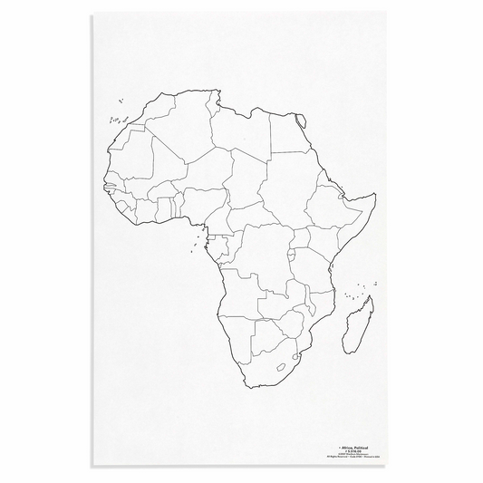 Cartes des états de l'Afrique x 50 - Nienhuis AMI