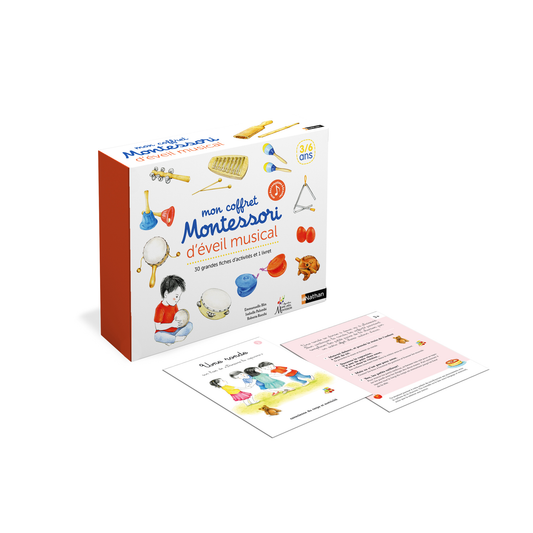 Coffret Montessori d'éveil musical - Découvrir la musique avec la pédagogie Montessori -Nathan