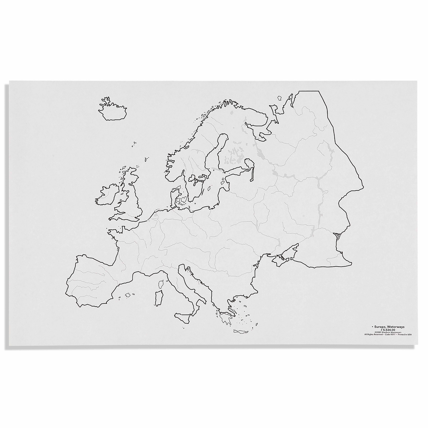 Cours d'eau de l'Europe x 50 - Nienhuis AMI