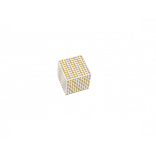 Cube of 1,000 in wood - GAM AMI