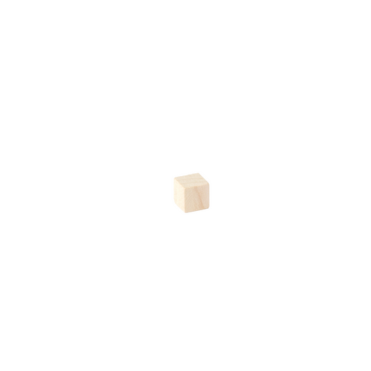 Cube naturel pour tour rose 1 cm -Nienhuis AMI