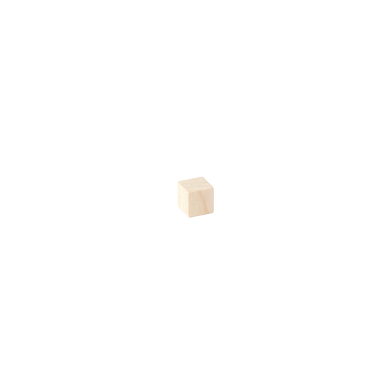 Natural cube for pink tower 1 cm - Nienhuis AMI