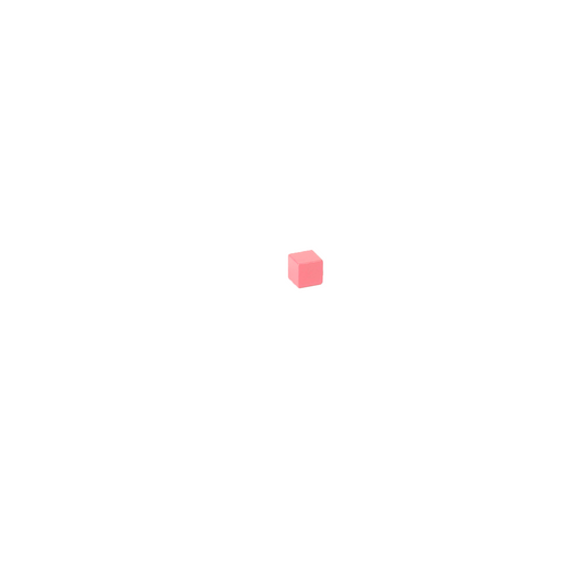 Turmwürfel rosa 1 cm - Nienhuis AMI
