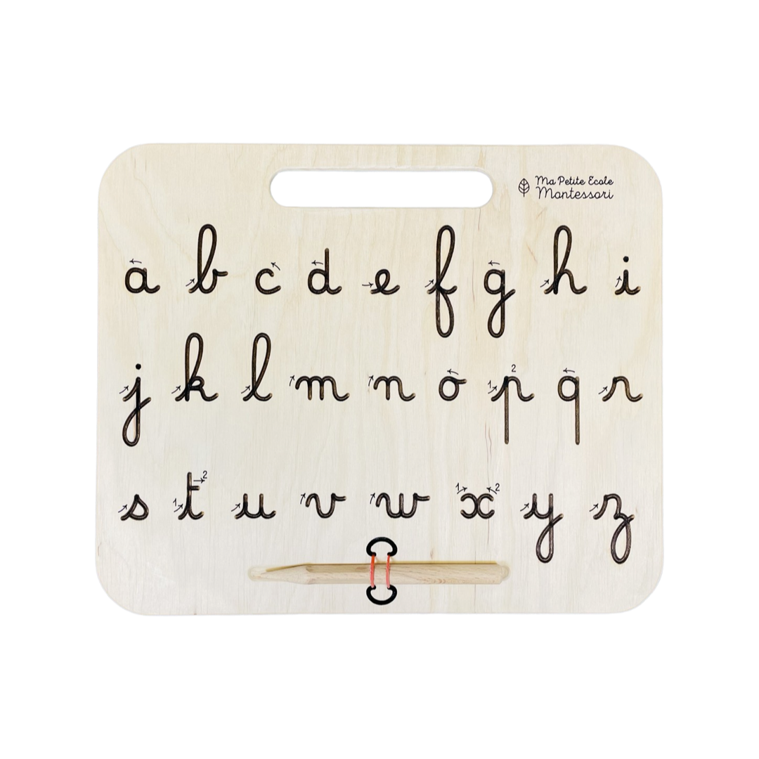 Tablette d'écriture - Apprendre à écrire les lettres cursive