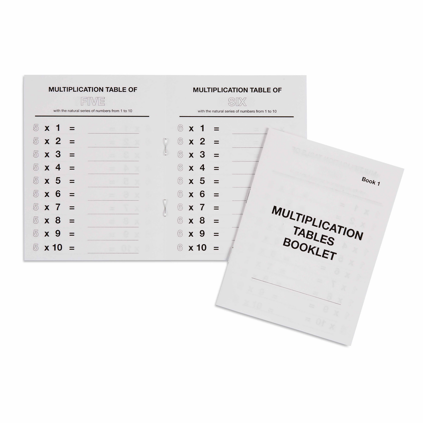 Livret tables de multiplication n°1 - Nienhuis AMI