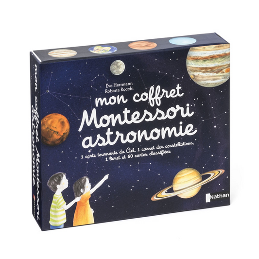 Mon coffret Montessori astronomie -Nathan