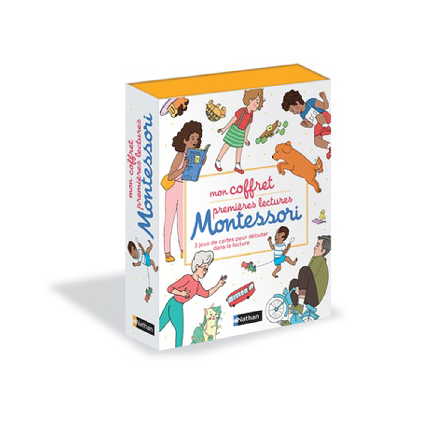 Mon coffret jeux premières lectures Montessori - Coffret -Nathan