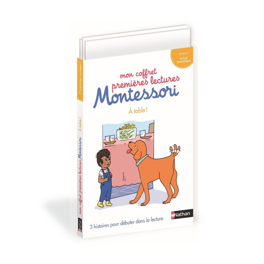 Mon coffret premières lectures Montessori - A table ! - Niveau 1 -Nathan