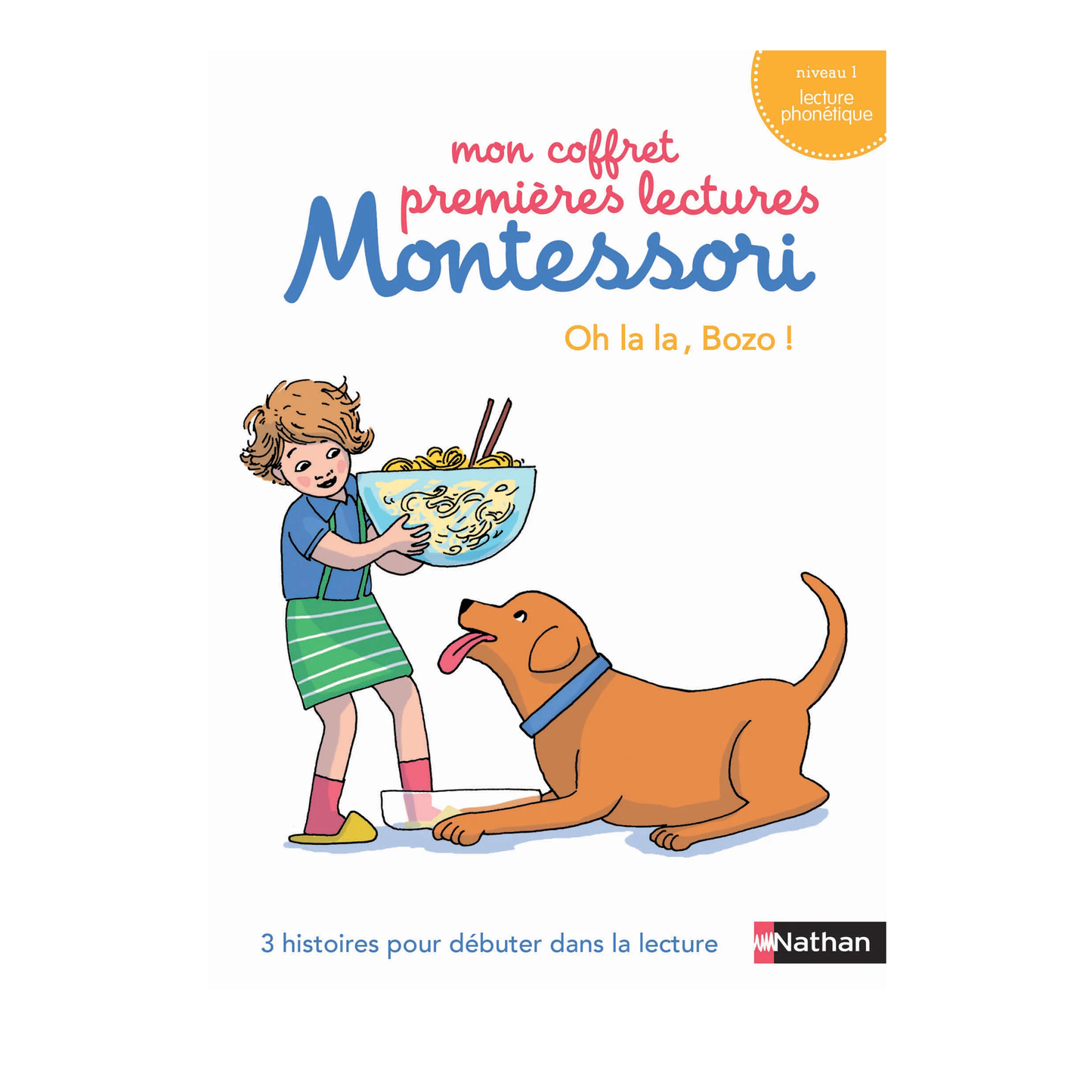 Meine erste Montessori-Lesebox: Oh la la, Bozo! - Stufe 1 – Nathan