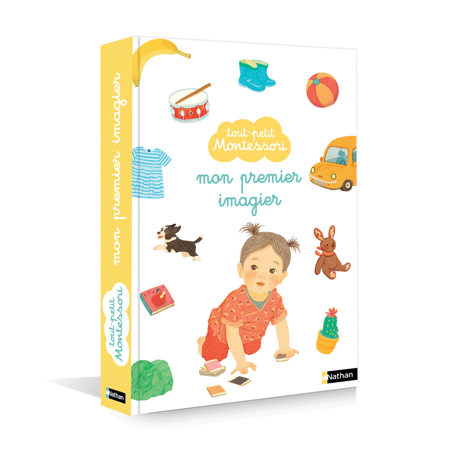 Toddler Montessori - My first picture book - From 12 months -Nathan