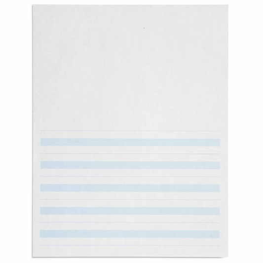 Blue line writing paper x 500 - Nienhuis AMI