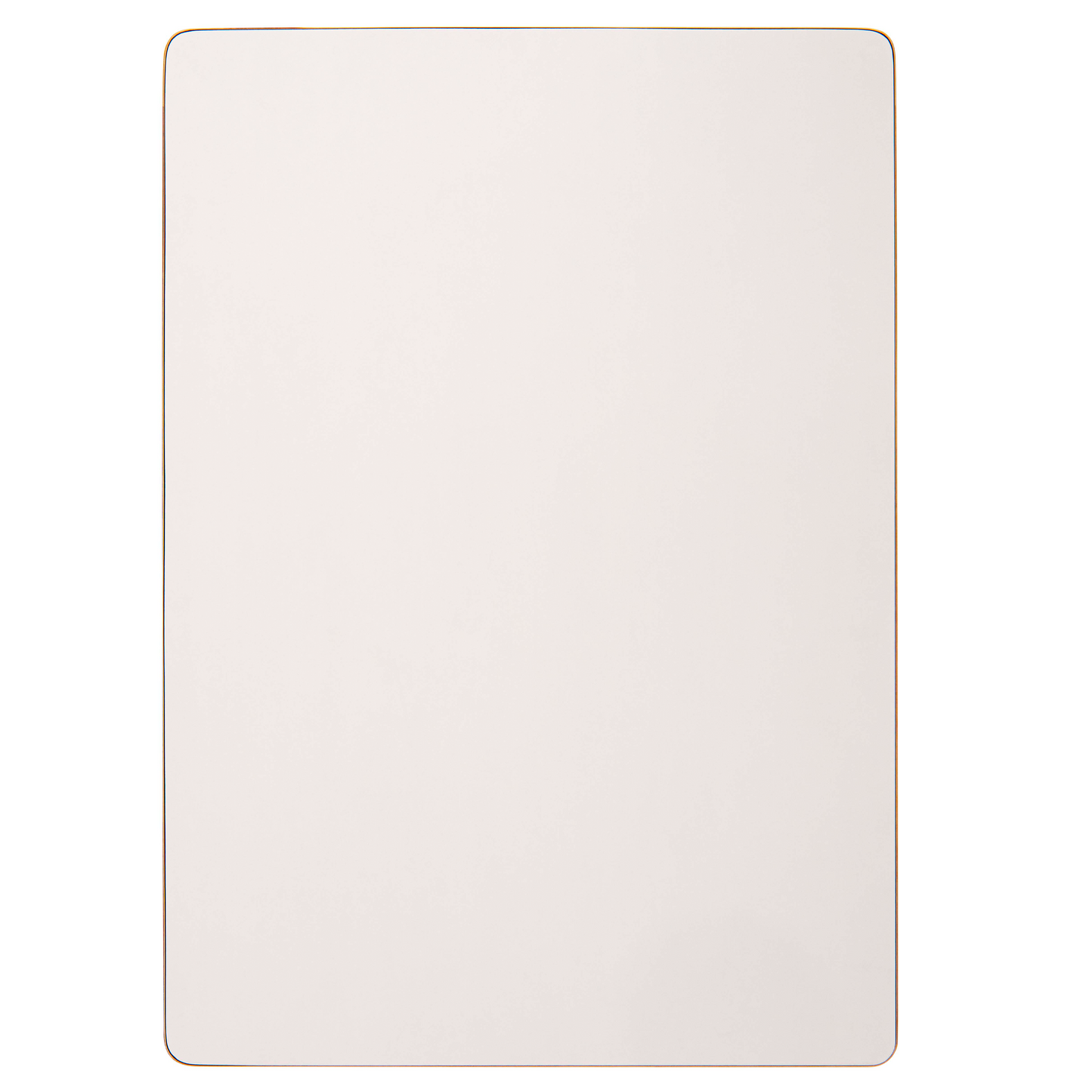 Plateau de table rectangulaire : couleur blanc - Nienhuis AMI