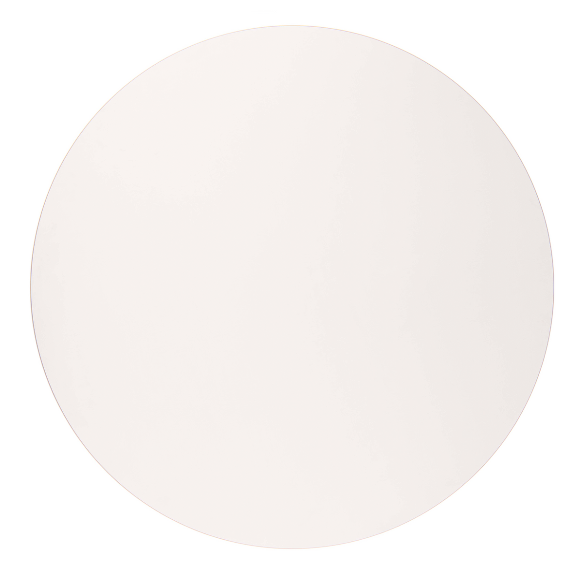 Runde Tischplatte: Farbe Weiß