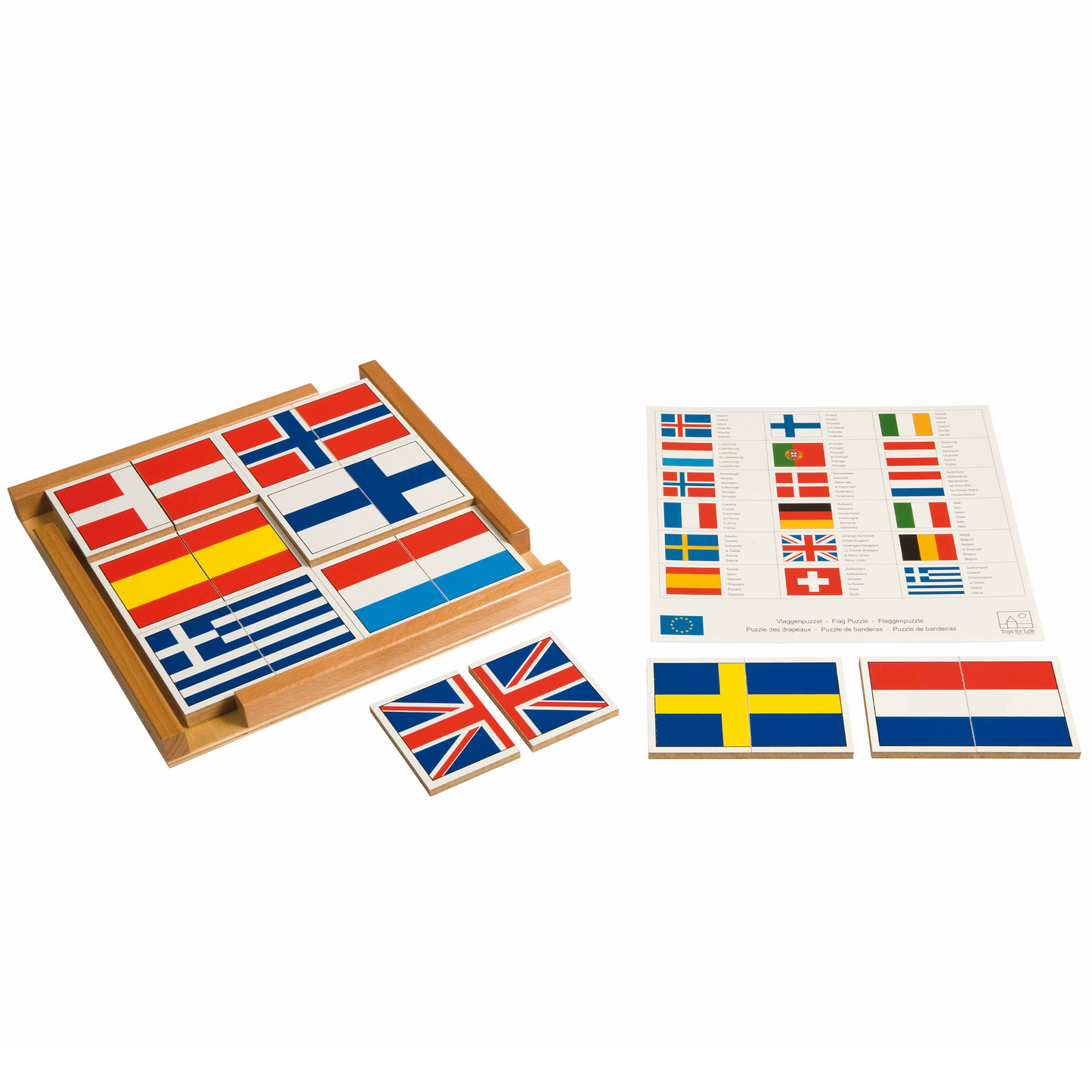 Europa-Flaggen-Puzzle - Nienhuis AMI