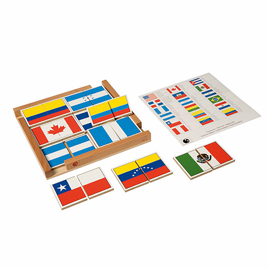 Puzzle de drapeaux des Amériques - Nienhuis AMI