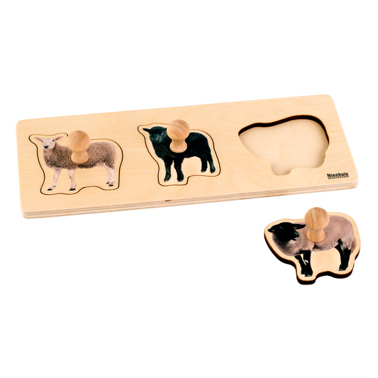 Puzzle for the little ones: 3 sheep - Nienhuis AMI