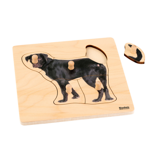 Puzzle for toddlers: dog - Nienhuis AMI