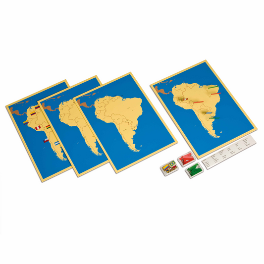 Quatre cartes de l'Amérique du Sud - Nienhuis AMI