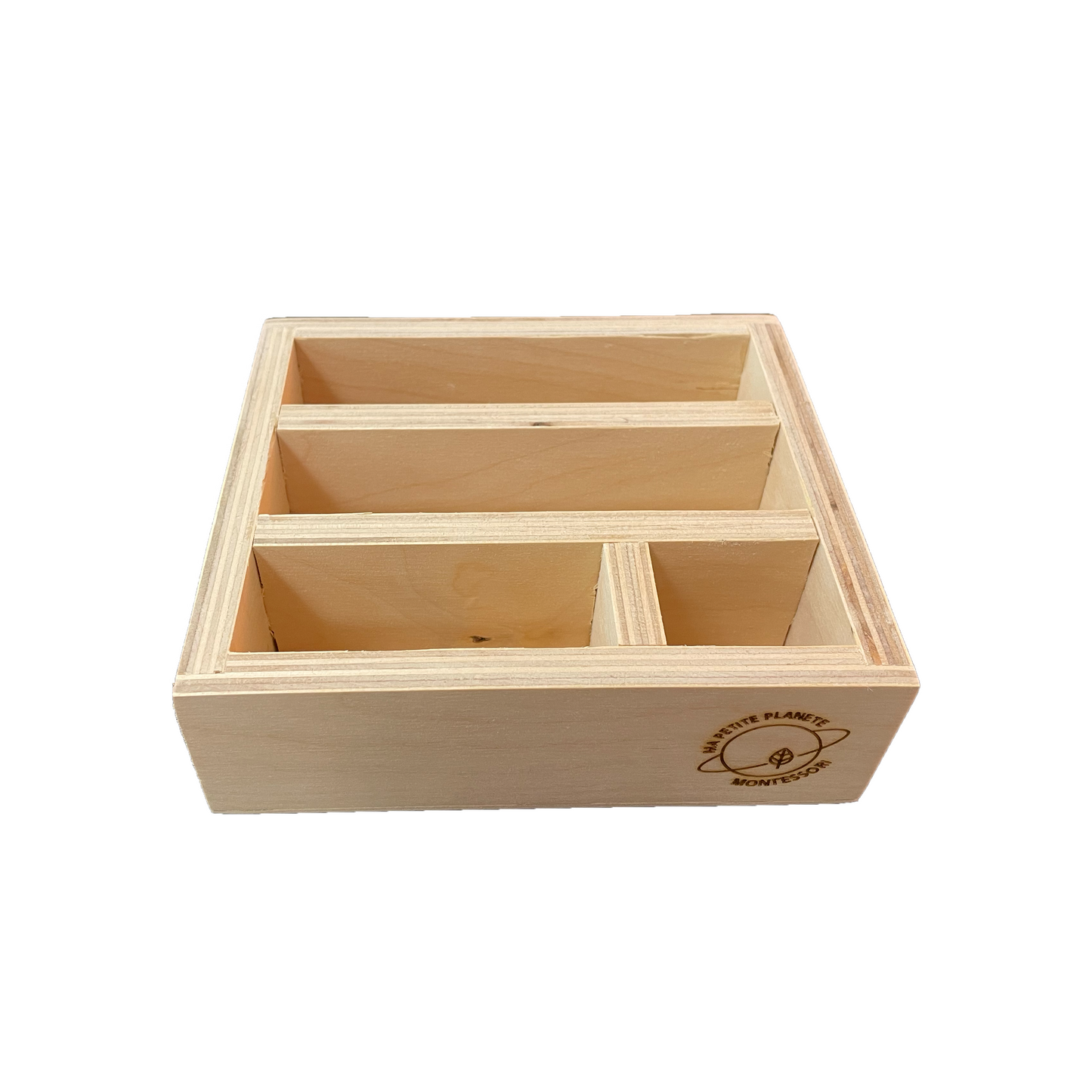 Boîte en bois - 4 compartiments