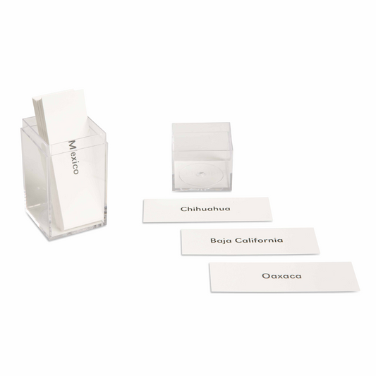 Land and Sea Shape Labels (English) - Nienhuis AMI