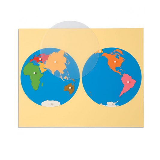 Planisphère du monde : vue de l'Asie -Nienhuis AMI