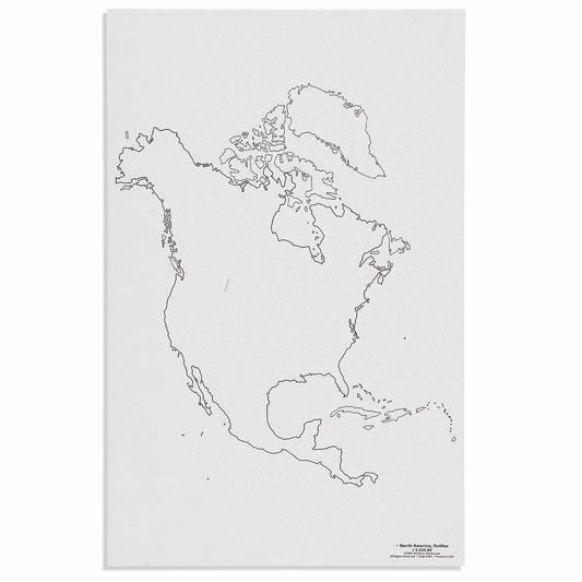 Silhouette d'Amérique du Nord x 50 - Nienhuis AMI