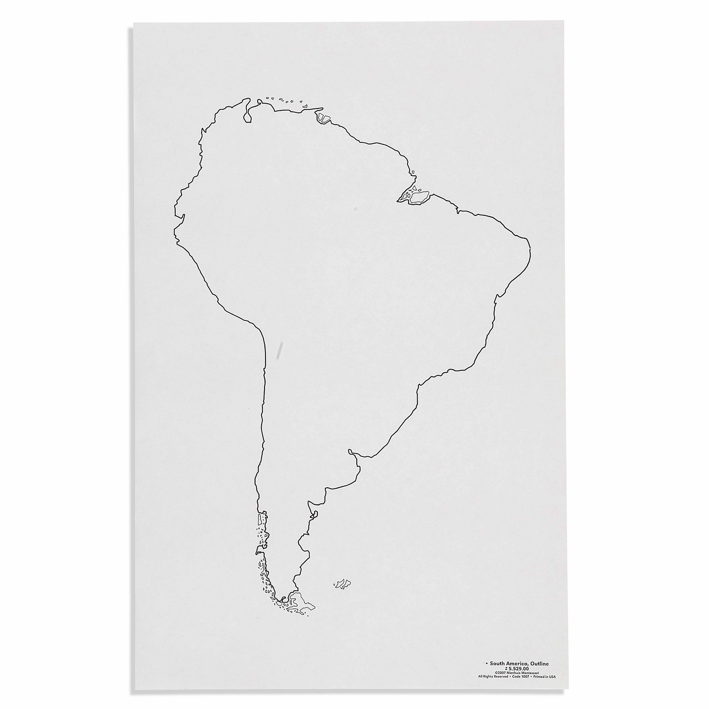 Silhouette d'Amérique du Sud x 50 - Nienhuis AMI