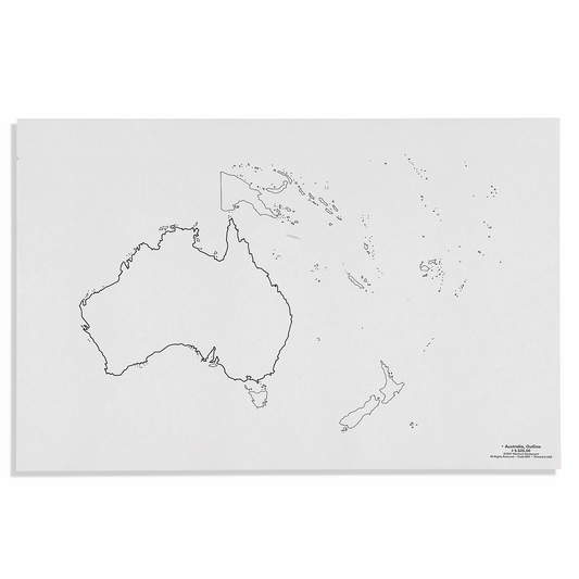 Silhouette de l'Australie - Océanie x 50 - Nienhuis AMI