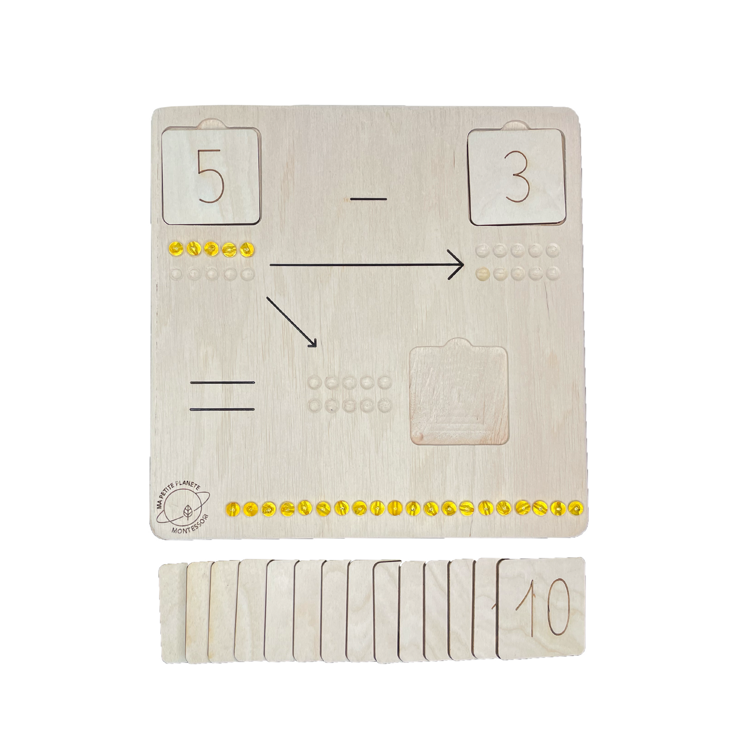 Mathe-Spiel - Subtraktionen