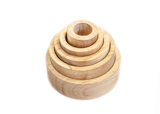 Natural Stacking Bowls