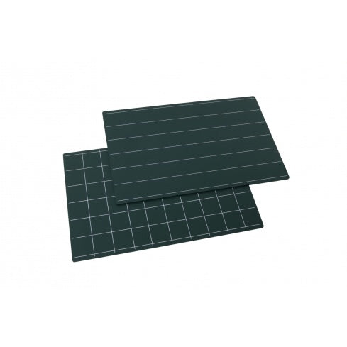 Slates with double lines and squares: set of 2 - GAM AMI