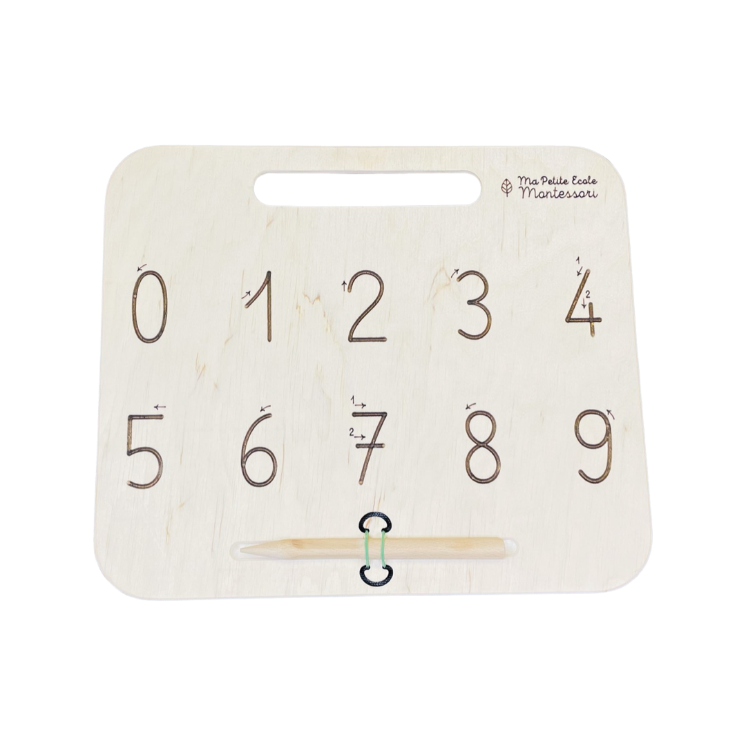 Number writing tablet