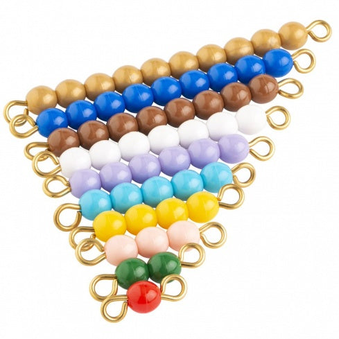 Escalier de perles colorés de 1 à 10 - GAM AMI