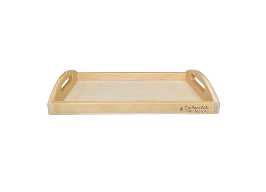 Activity tray: large wooden tray