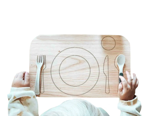 wooden placemat