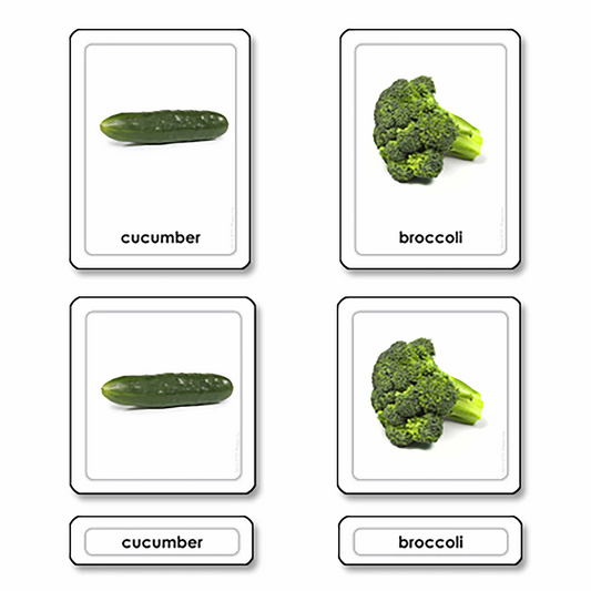 Vegetables 3-Fold Cards - Nienhuis AMI